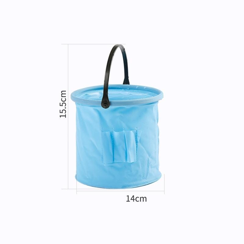 Plastic Brush Washing Bucket Washing Pen Barrel, Random Color