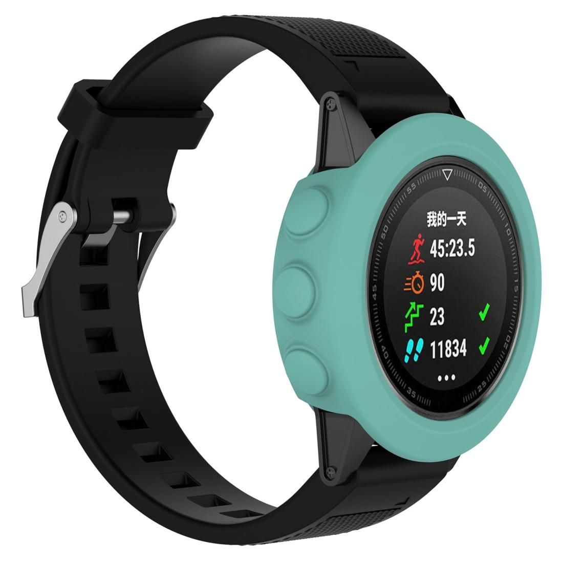 Smart Watch Silicone Protective Case, Host not Included for Garmin Fenix 5 (Mint Green)