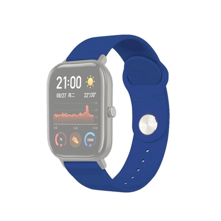 20mm For Huami Amazfit GTS Silicone Replacement Strap Watchband (Blue)