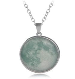 Multielement Alloy Noctilucent Starlight Gemstone Pendant Necklace (A2042)