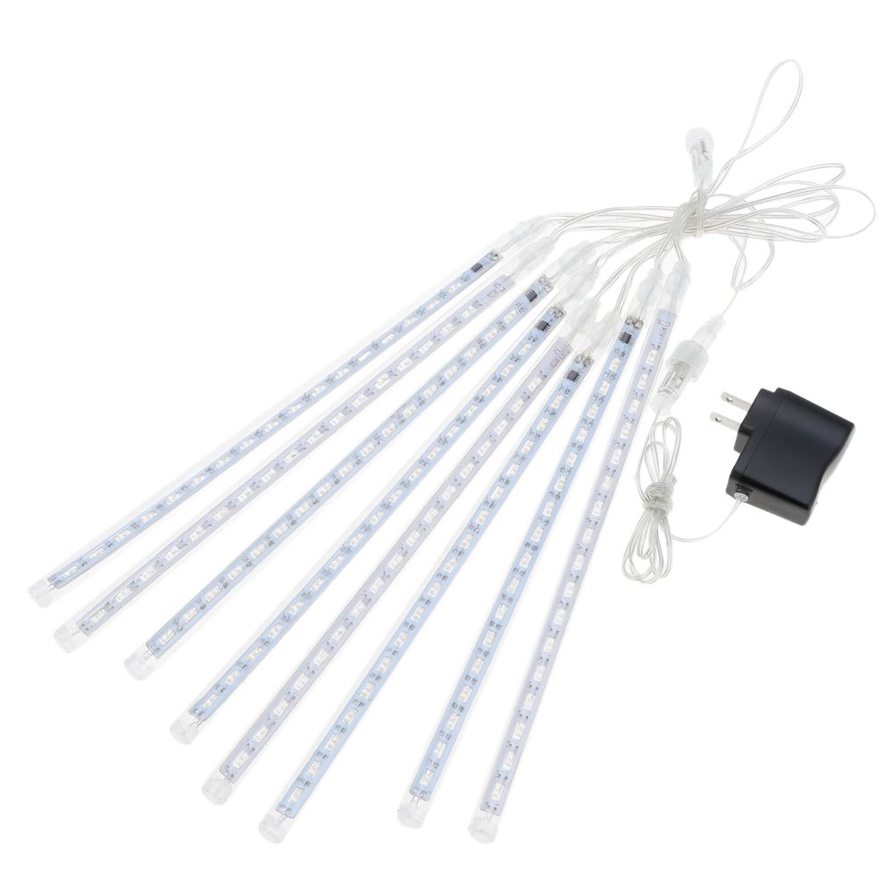 Meteor Shower Rain LED Light String AC 100-240V To DC 5V - 1