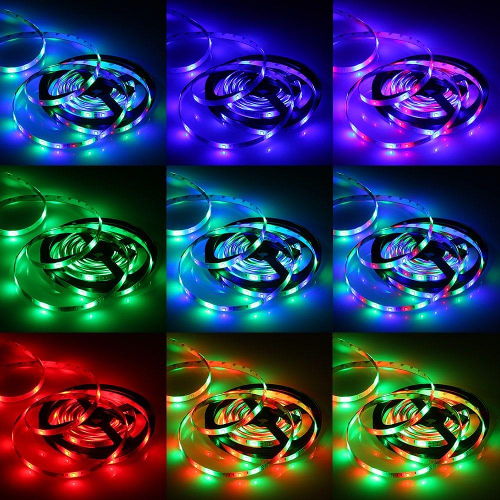 DC12V 48W 10 Meters 600 LED RGB Strip Light with IR 44 Keys - type 1 eu plug