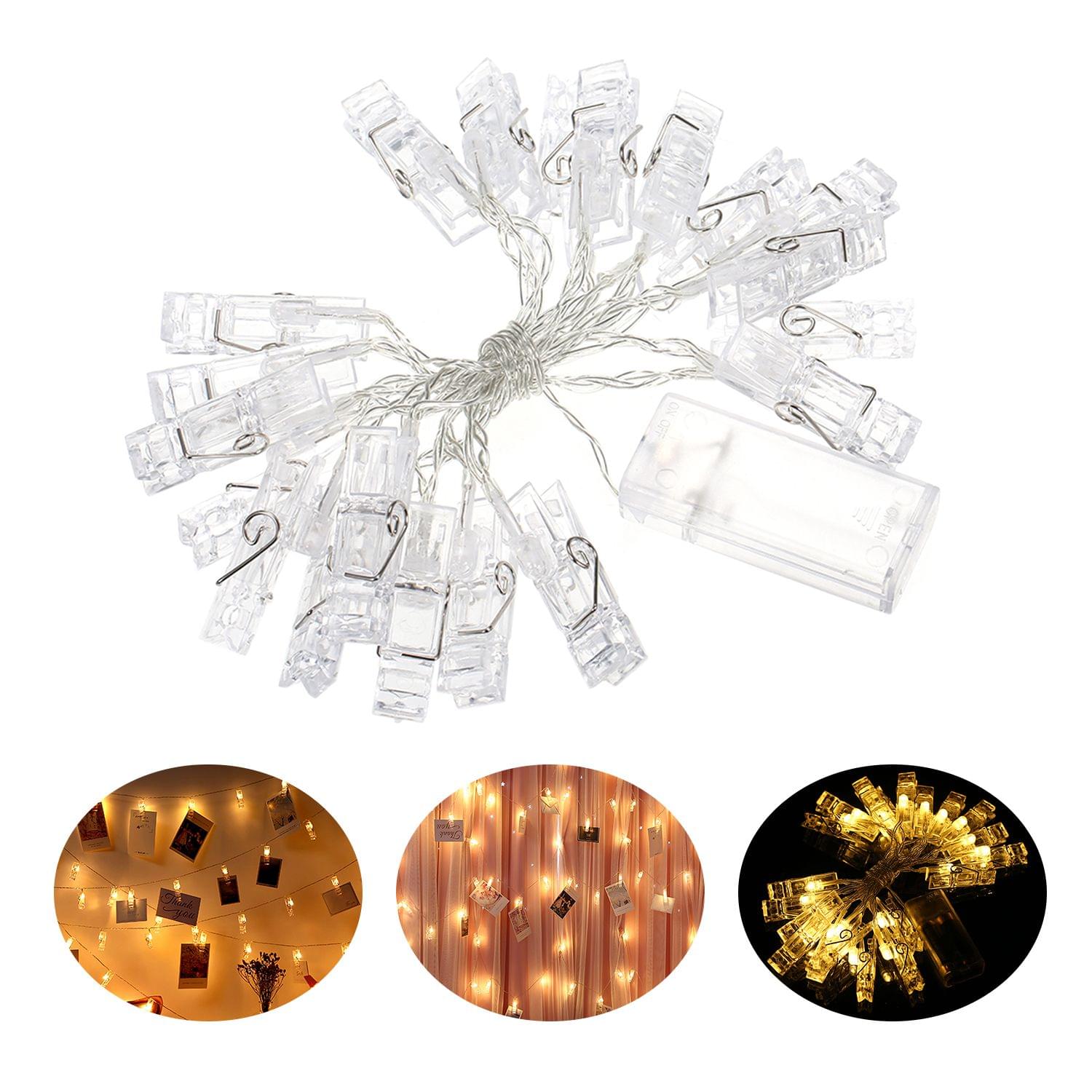 Batterys Powered 20leds Warm White Fairy String Lights