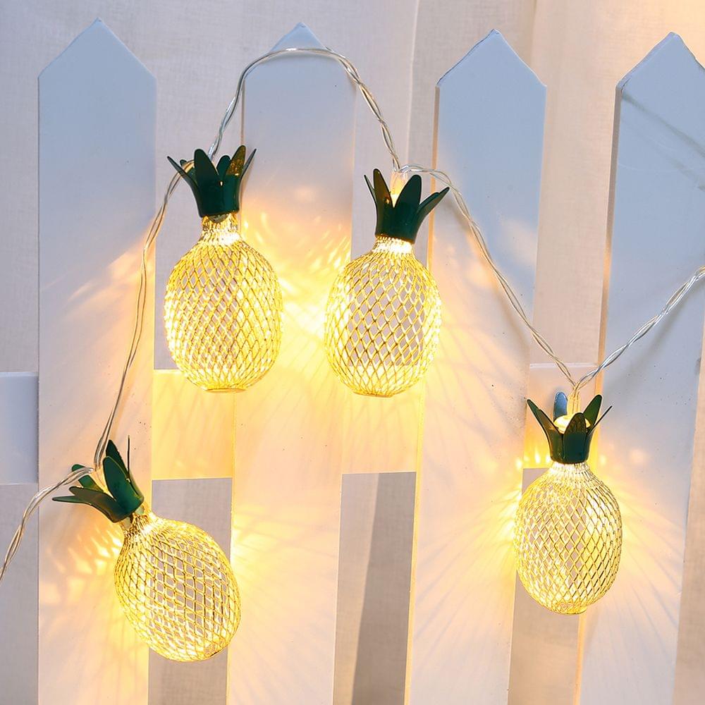 Decorative Light String with Cute Appearance USB 10LEDs - pineapple