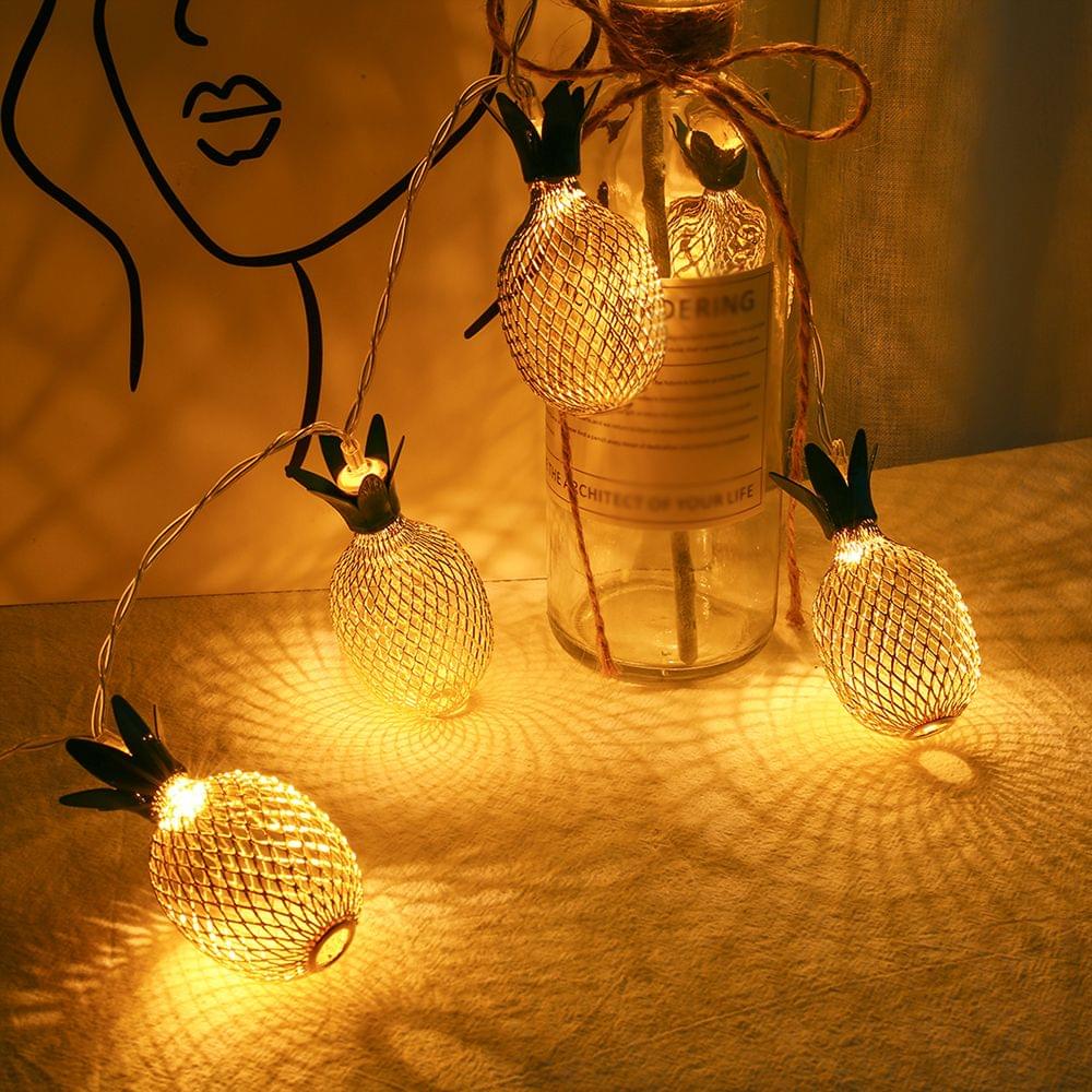 Decorative Light String with Cute Appearance USB 10LEDs - pineapple