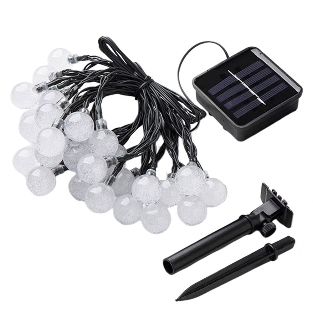 Solar Bubble Ball Light Christmas Day Wedding Garden Party - 6.5m 30led