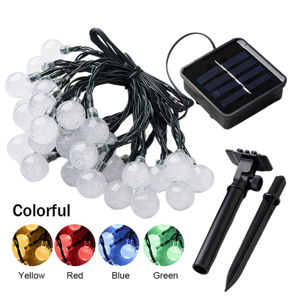 Solar Bubble Ball Light Christmas Day Wedding Garden Party - 9.5m 50led