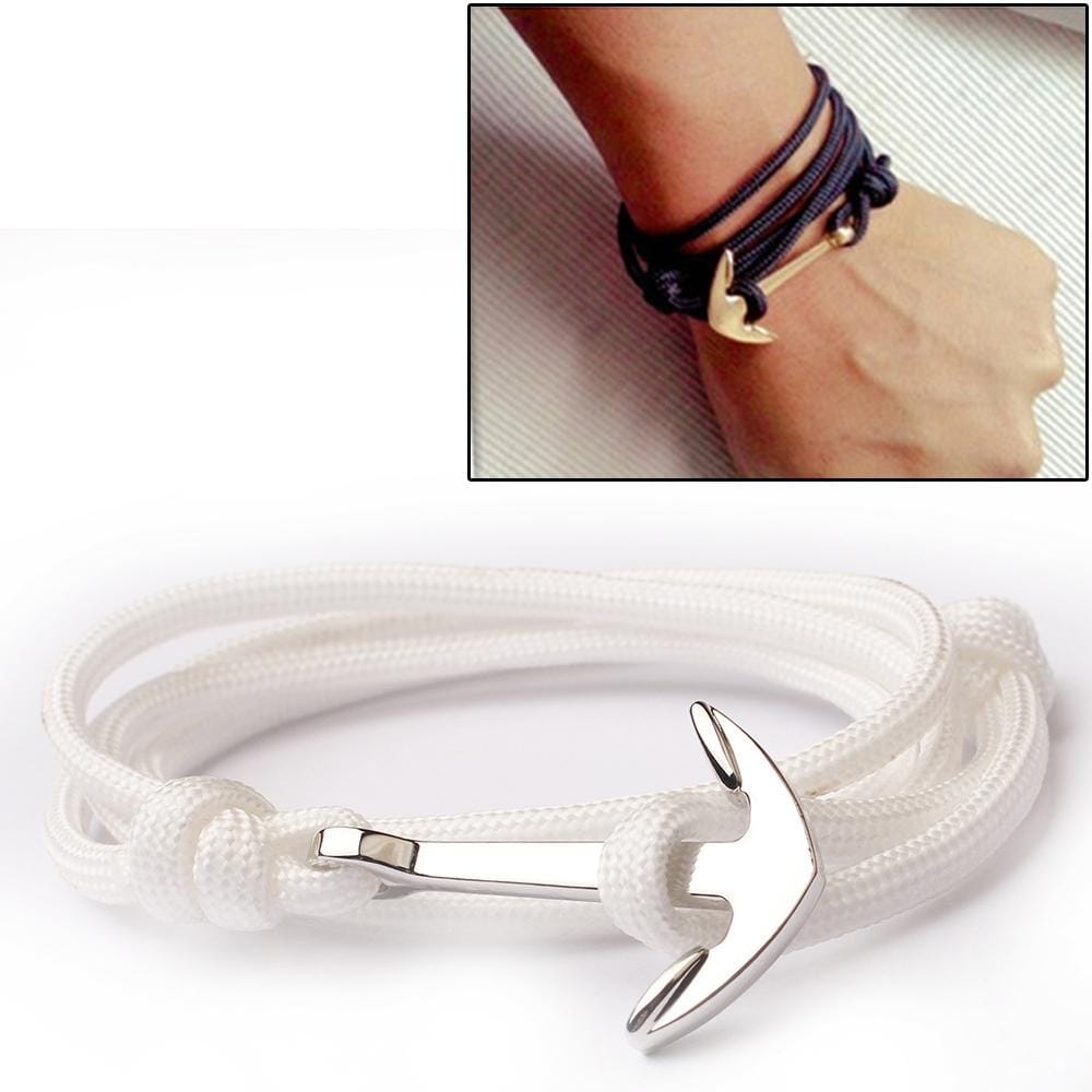 Alloy Anchor Charm Multilayer Leather Friendship Bracelets (Style1)