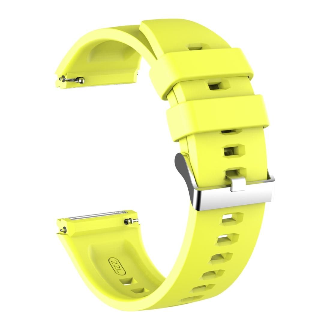 For Huawei Watch GT 2e Silicone Replacement Strap Watchband (Yellow)