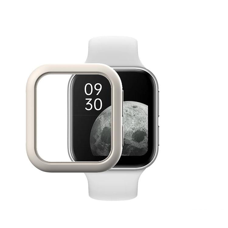 For OPPO Watch 41mm Smart Watch TPU Protective Case, Color:White