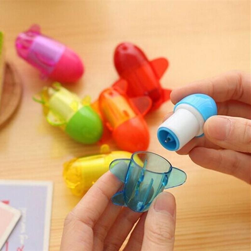 10 PCS Retractable Plane Ball Point Pen Office School Stationery Kids Party Gift Random Color Delivery