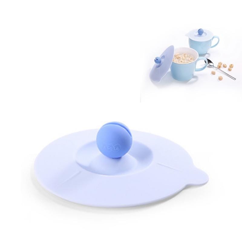 5 PCS Environmentally Friendly Food Grade Silicone Heat-resistant Lid, Size:S (Blue)