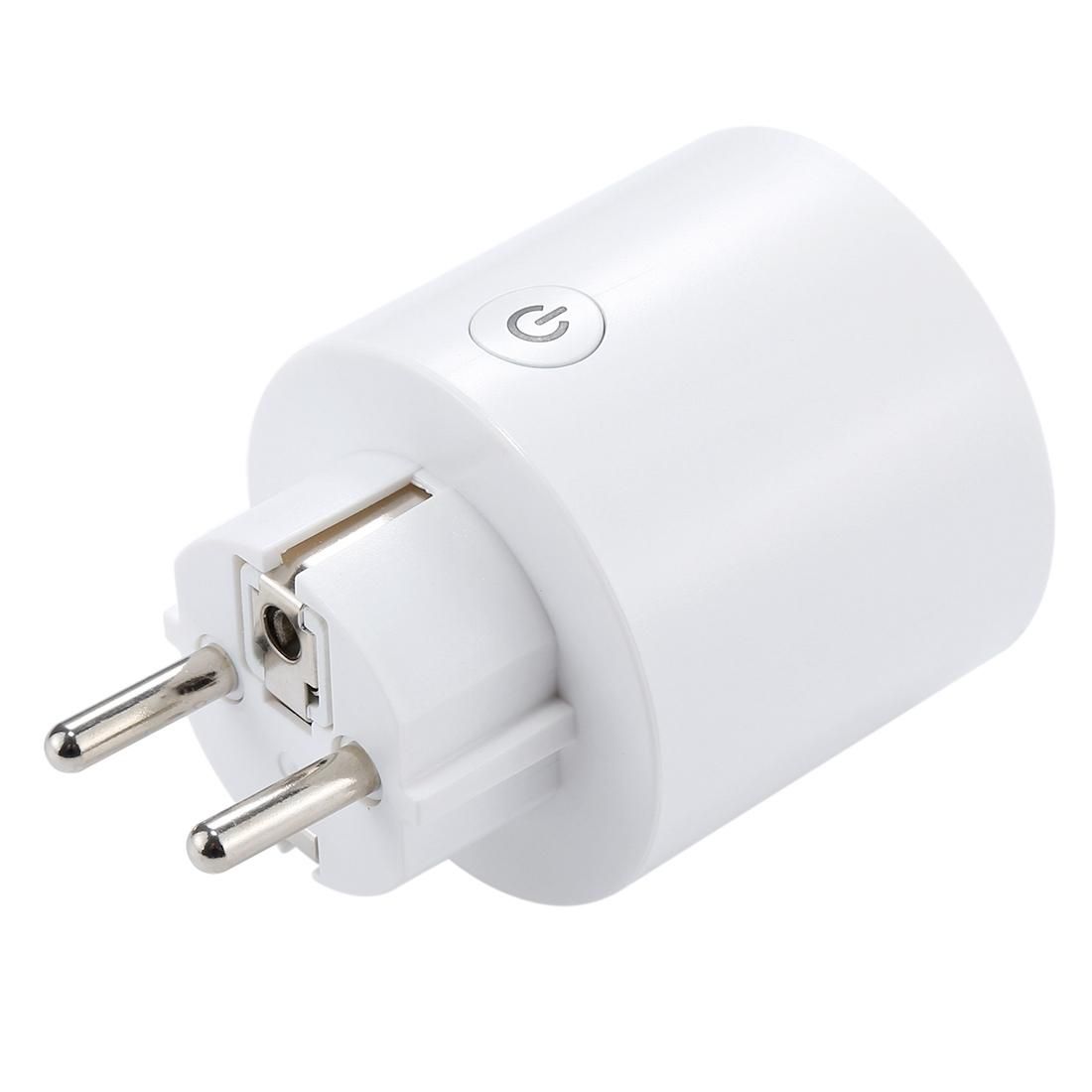 JH-G01E 16A 2.4GHz WiFi Control Smart Home Power Socket Works with Alexa  & Google Home, Support LED Indicator, AC 100-240V, EU Plug (White)