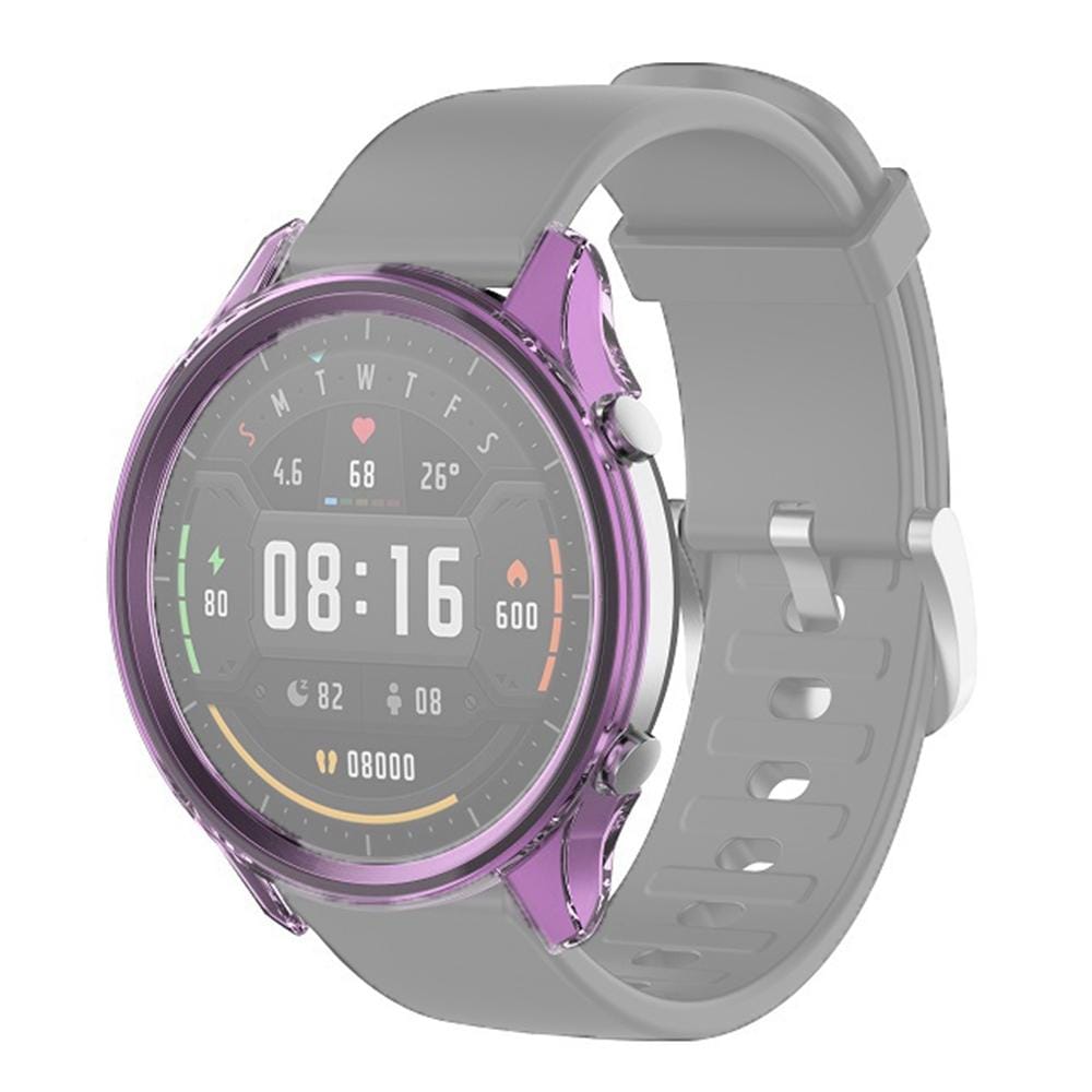 TPU Protective Case for Xiaomi Watch Color (Transparent Purple)