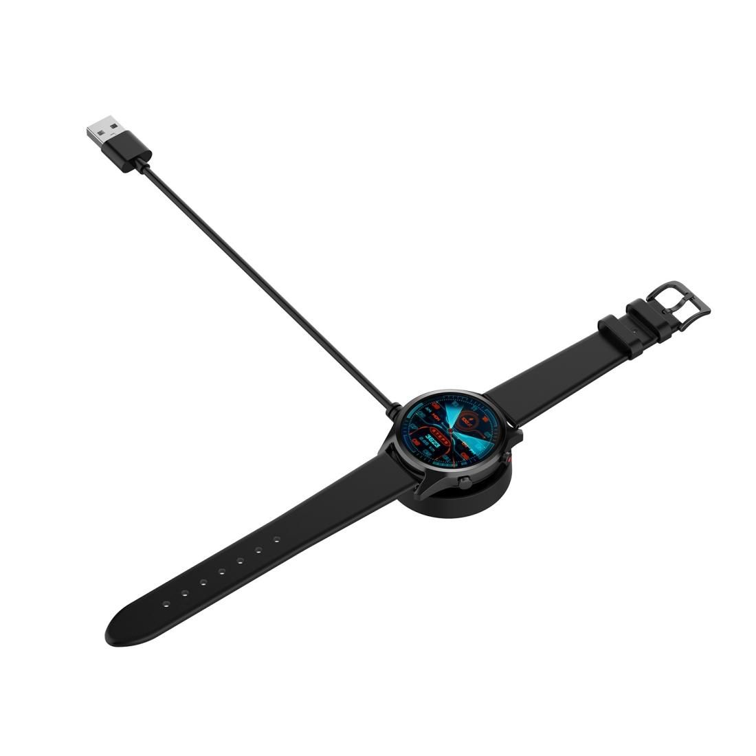 For Ticwatch C2 1m Charging Cable With Data Cable Function & With Voltage and Current Limiting Functions (Black)