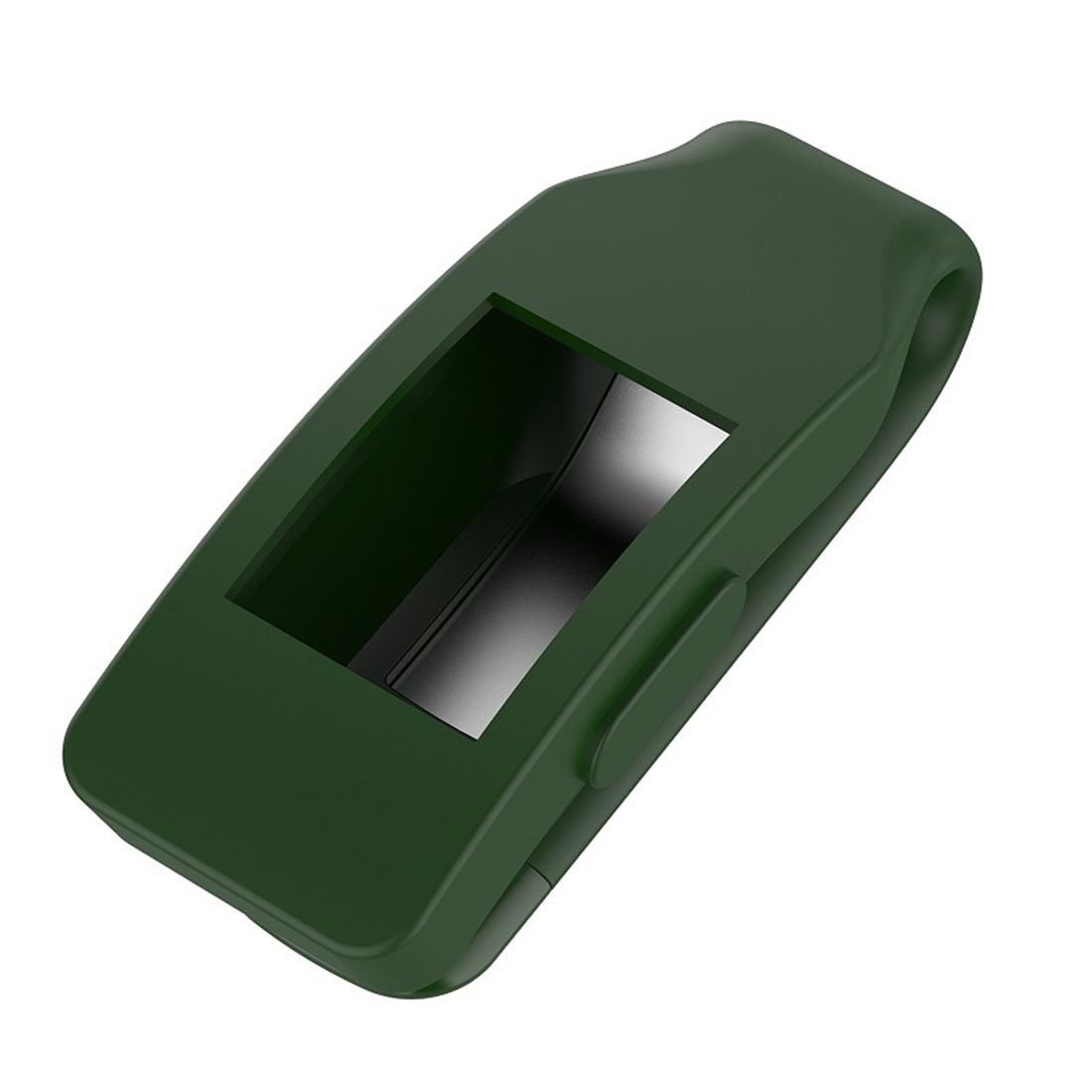 Smart Watch Silicone Clip Button Protective Case for Fitbit Inspire / Inspire HR / Ace 2 (Army Green)