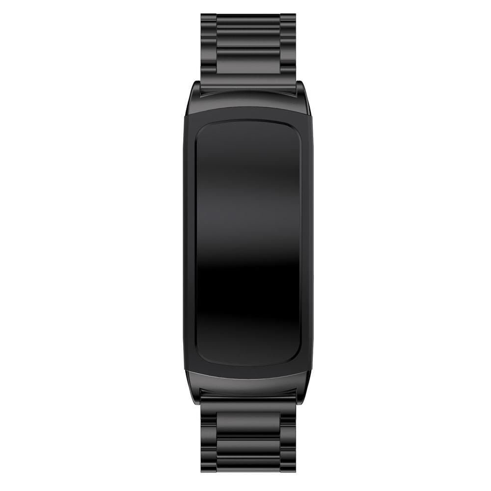 For Galaxy Gear Fit 2 & R360 Three Pearl Steel Watch Strap (Black)