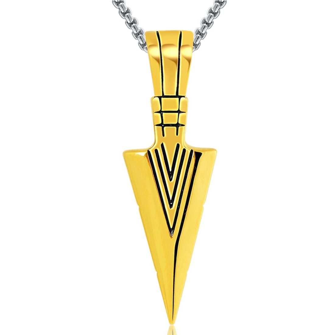 Fashion Men Jewelry Personality Transformers Sword Stained with Royal Blood Exquisite Titanium Steel Lightning Necklace