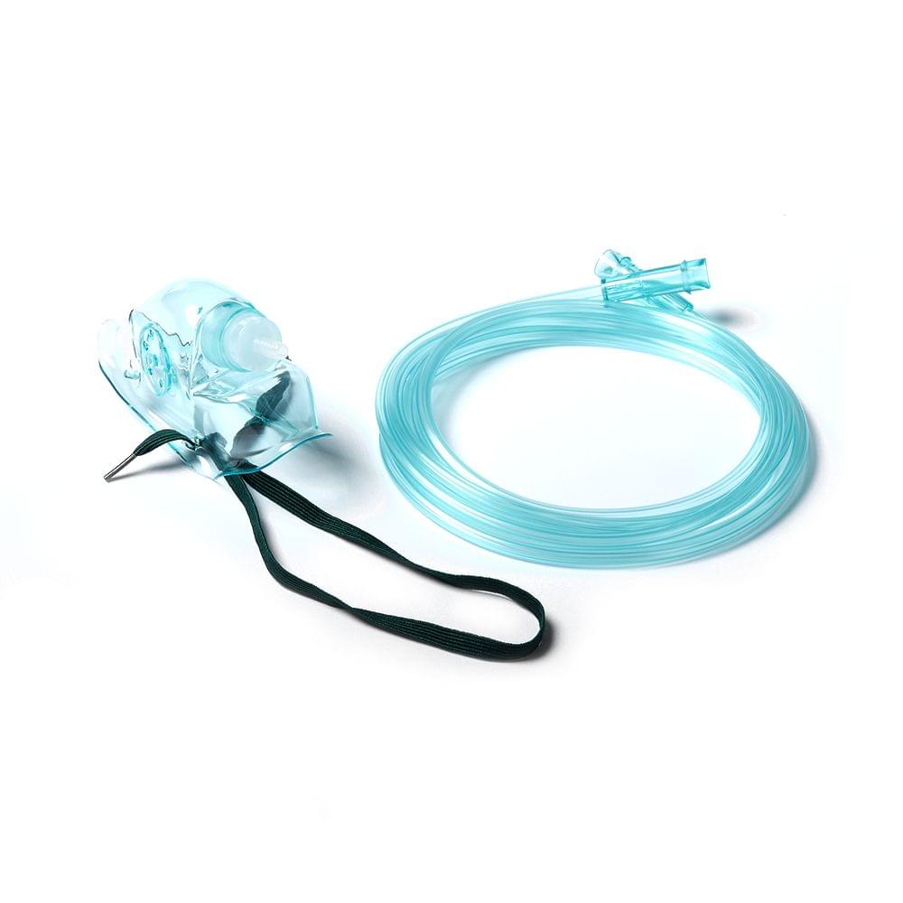 Carevas 1PC Medical Adult Oxygen Mask with 2M Tubing O2 - L3