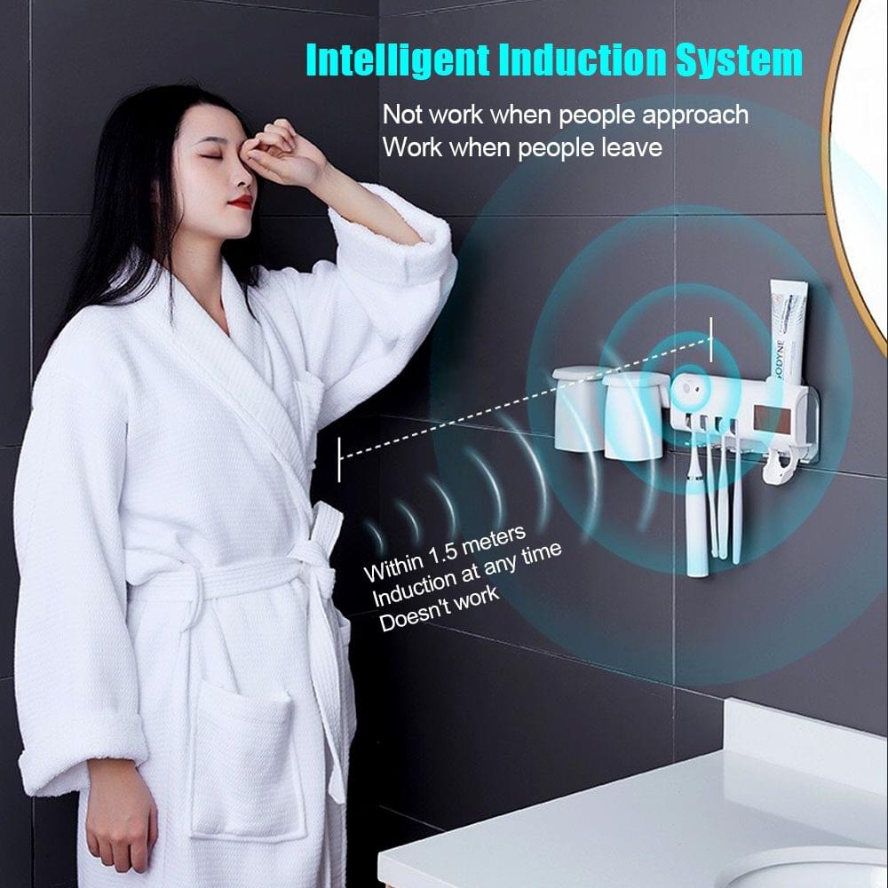 Smart PIR Induction Toothbrush Cleaner Electric Ultraviolet