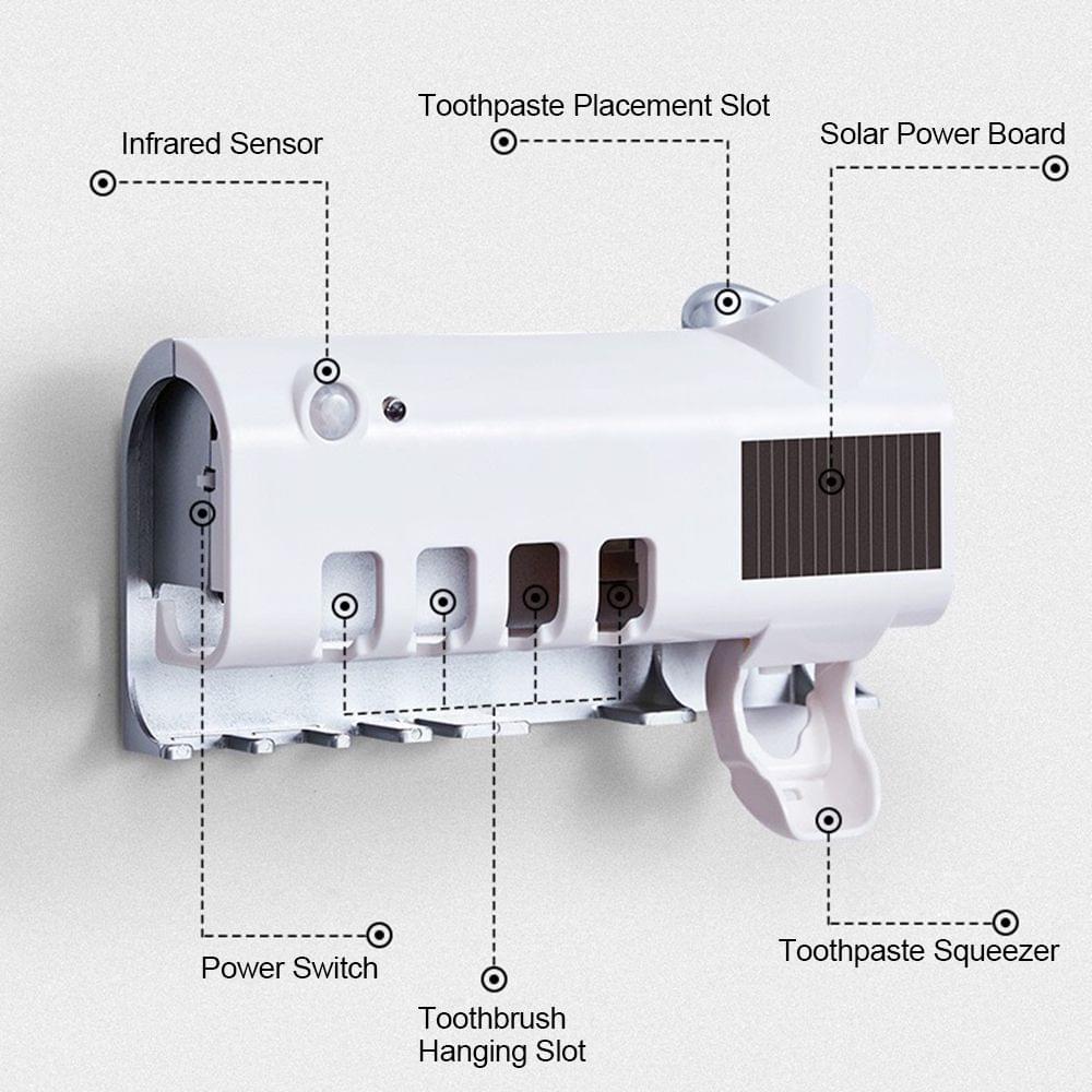 Smart PIR Induction Toothbrush Cleaner Electric Ultraviolet
