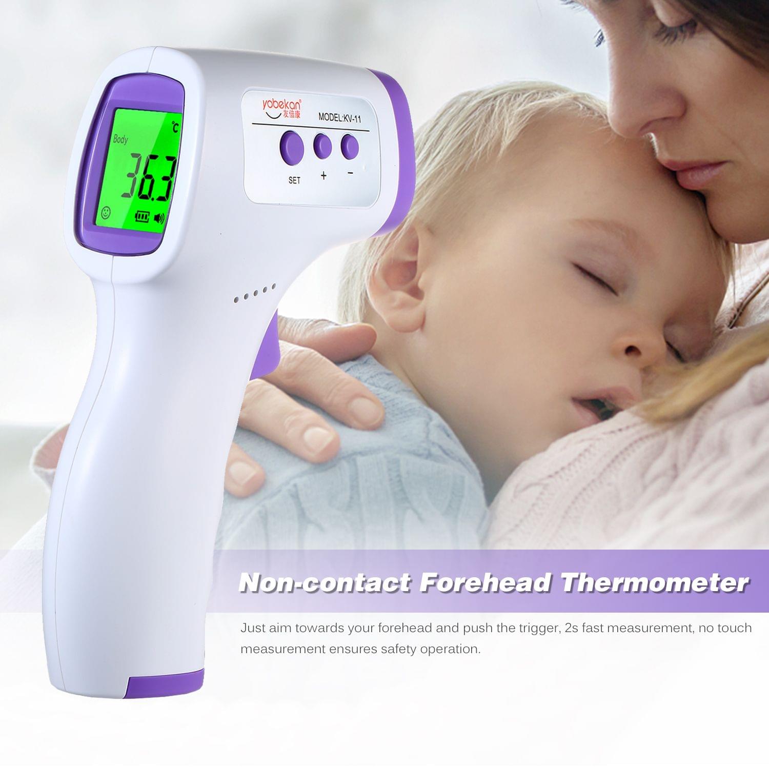 Digital Infrared Forehead Thermometer LCD IR Thermometer
