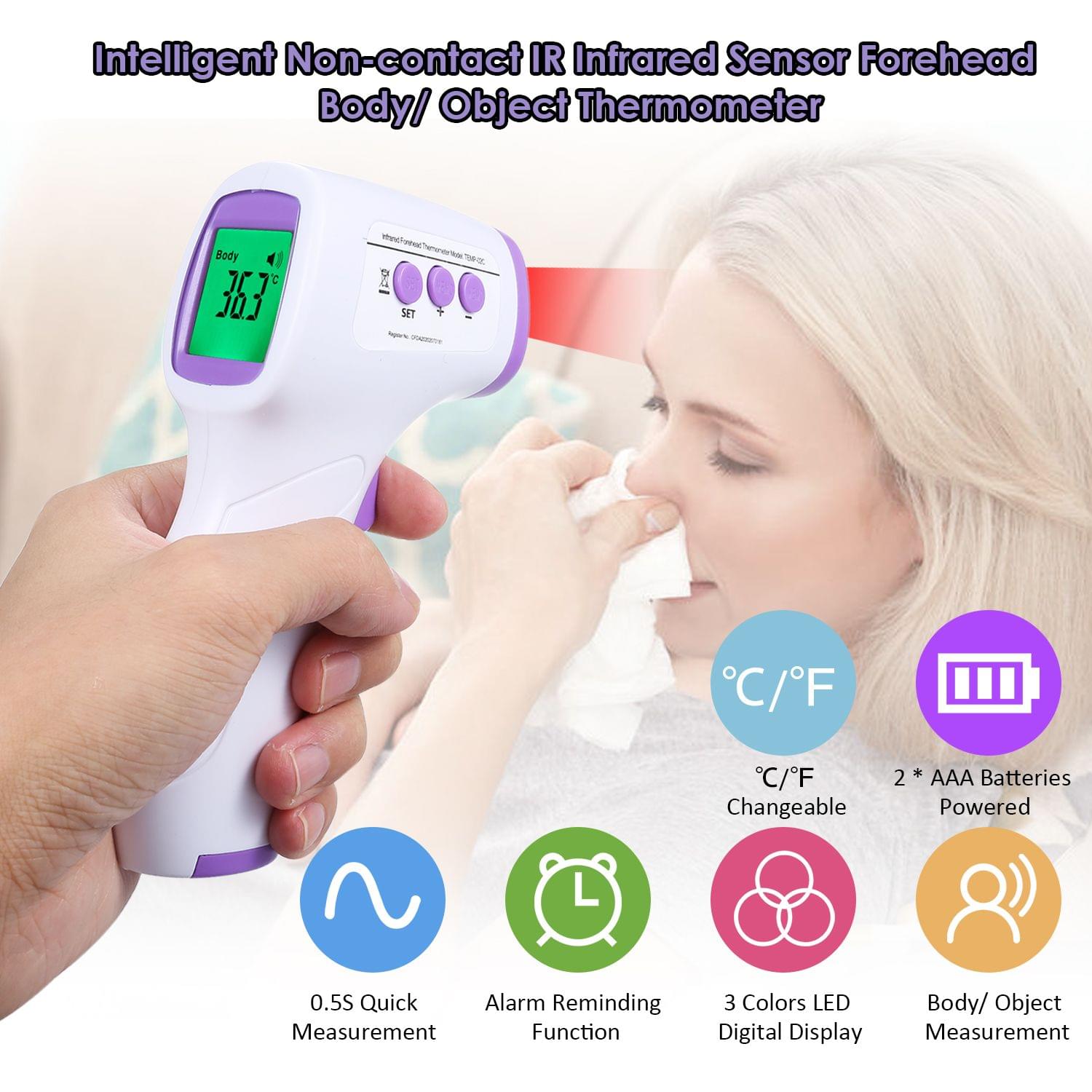 Non-contact IR Infrared Sensor Forehead Body/ Object