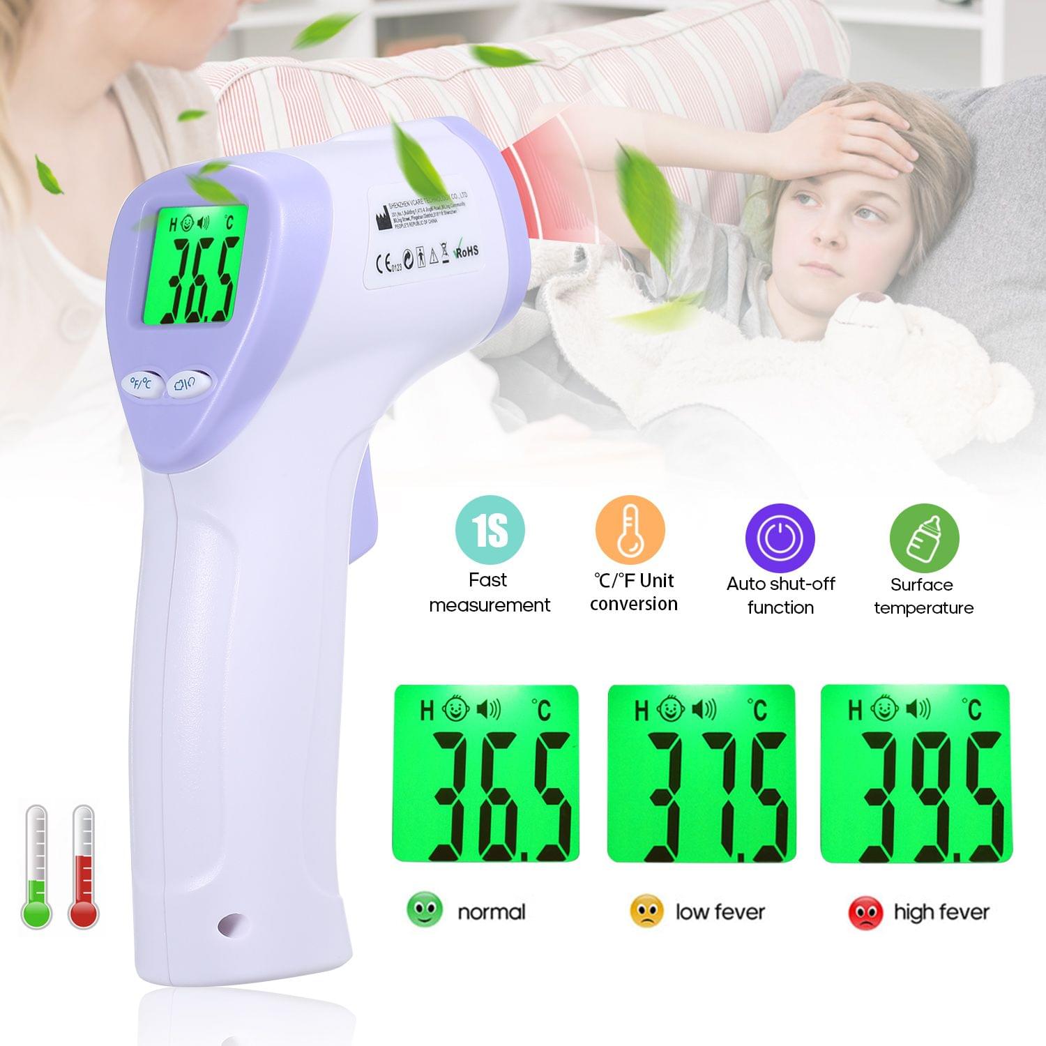 Non-Contact Forehead IR Infrared Thermometer Portable