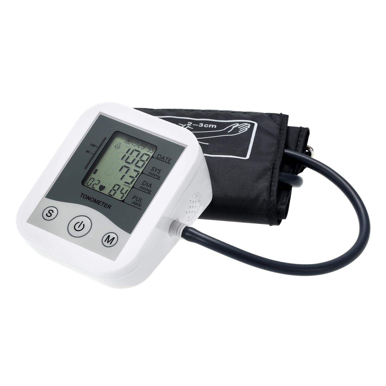 Arm Sphygmomanometer LCD Digital Display Blood Pressure - B