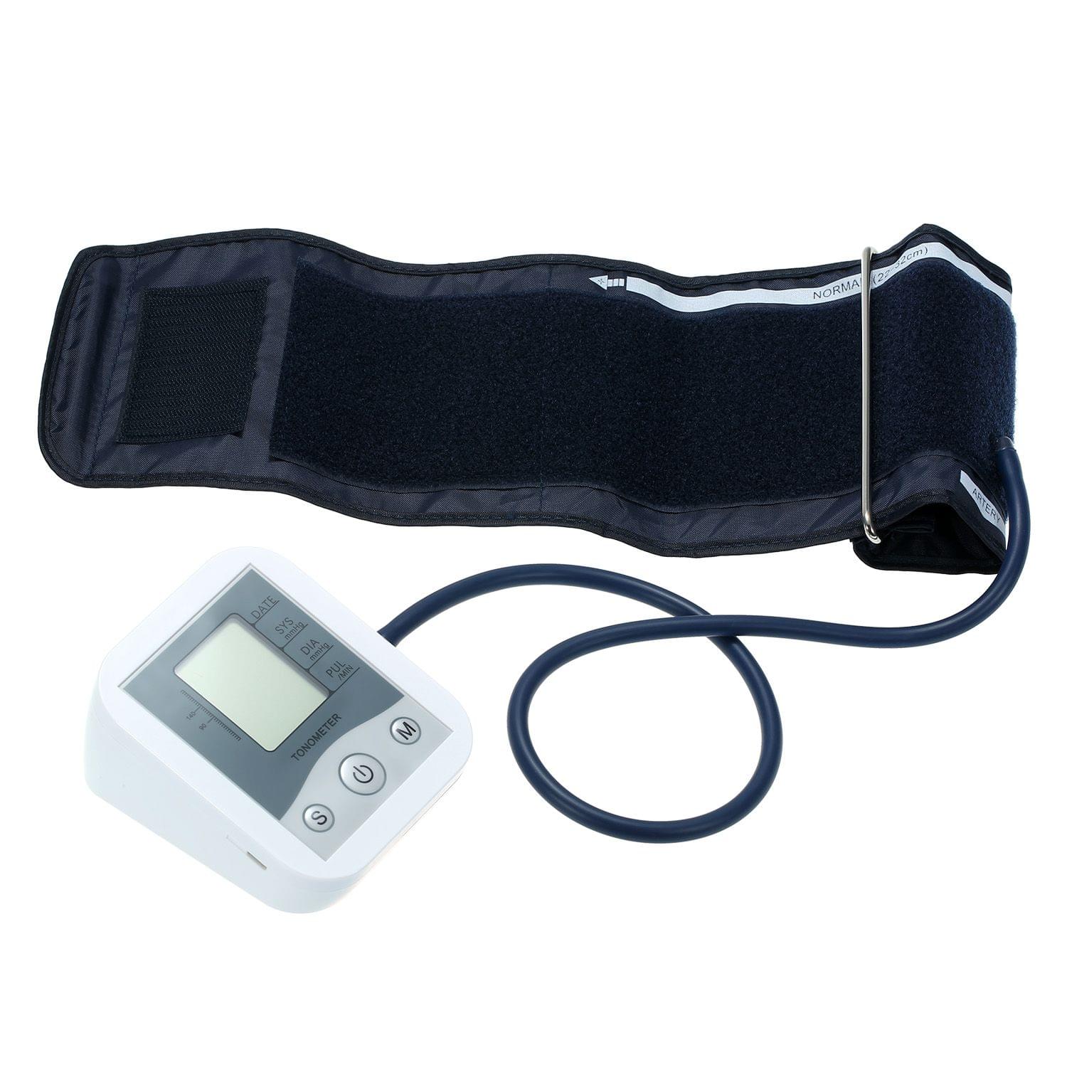 Arm Sphygmomanometer LCD Digital Display Blood Pressure - B