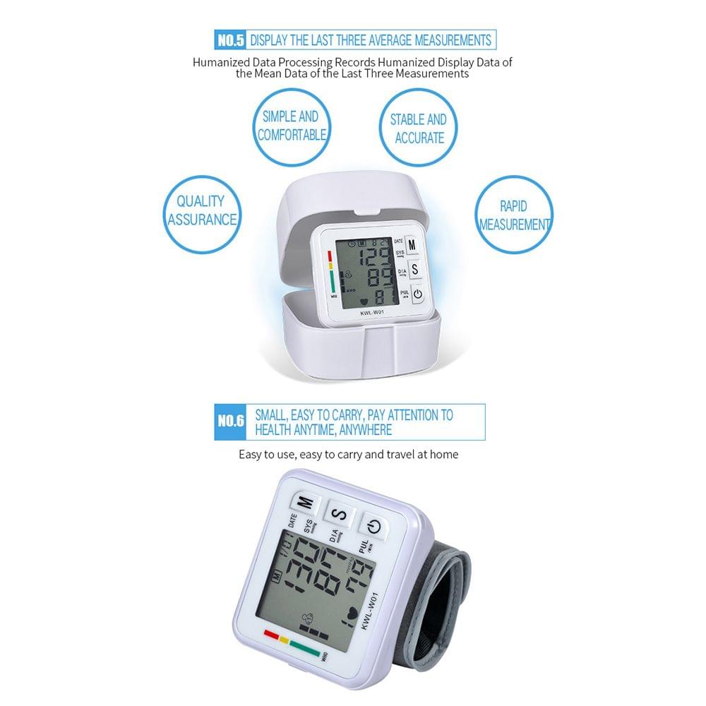 Digital Blood Pressure Monitor Heart Rate Pulse Tonometer