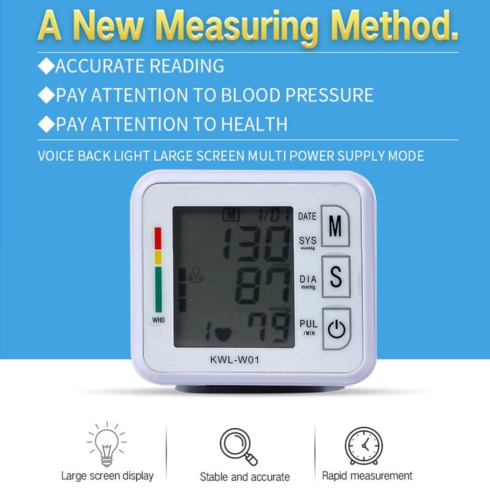 Digital Blood Pressure Monitor Heart Rate Pulse Tonometer