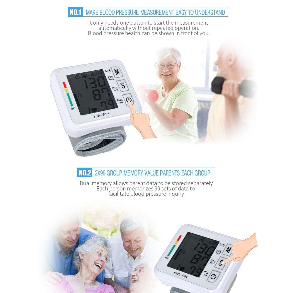 Digital Blood Pressure Monitor Heart Rate Pulse Tonometer