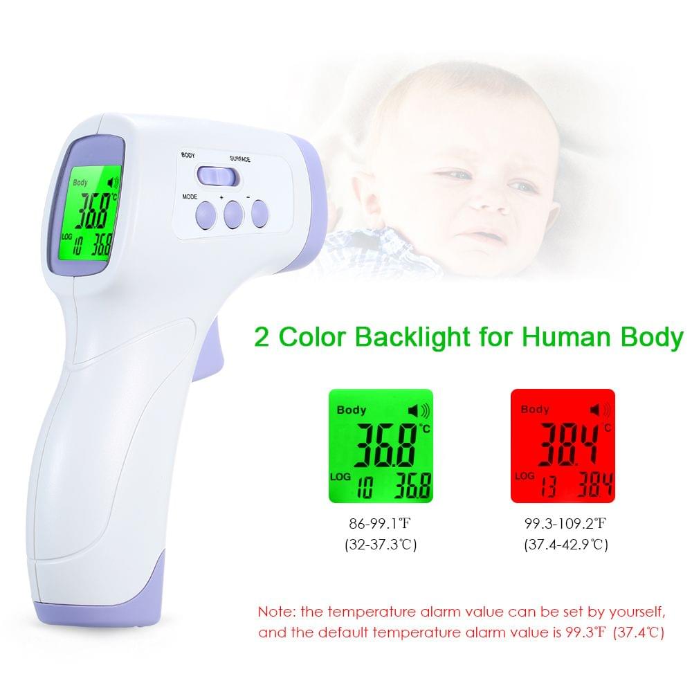 Digital Infrared Thermometer LCD Backlight Display