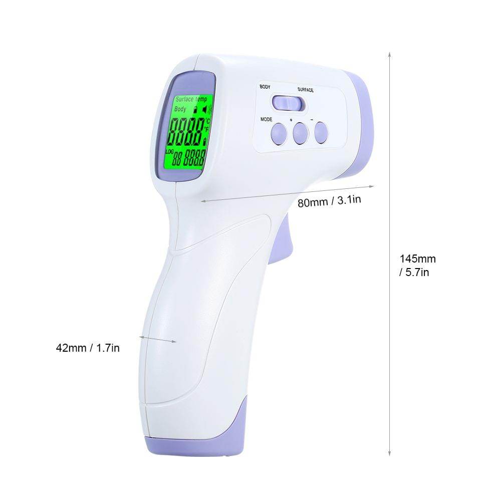 Digital Infrared Thermometer LCD Backlight Display