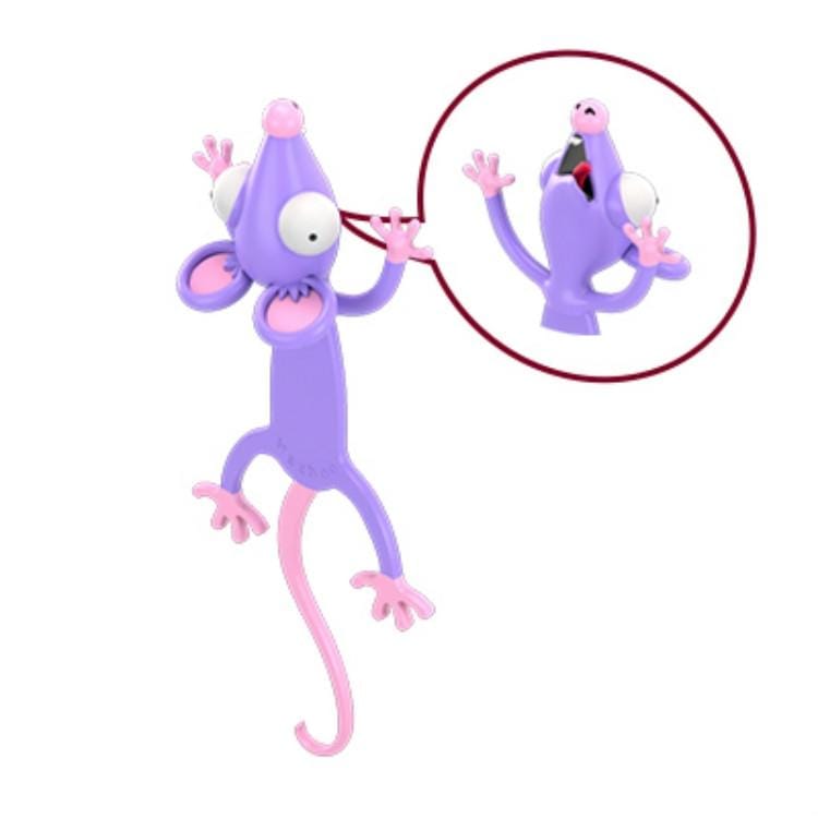 3D Stereo Animal Bookmark Creative Cute Funny Bookmark (Rat)