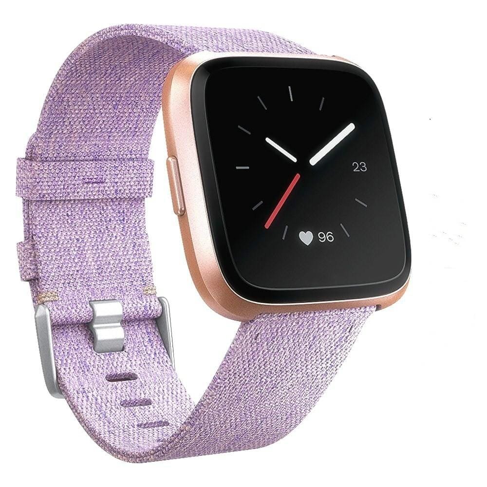 For Huami 1 / Huami 2 / Ticwatch1 / Ticwatch Pro / Samsung Galaxy Watch 46mm / Samsung S3 / Huawei Watch2 Pro / Huawei GT / Huawei Glory Magic  Nylon Canvas Strap (Purple)