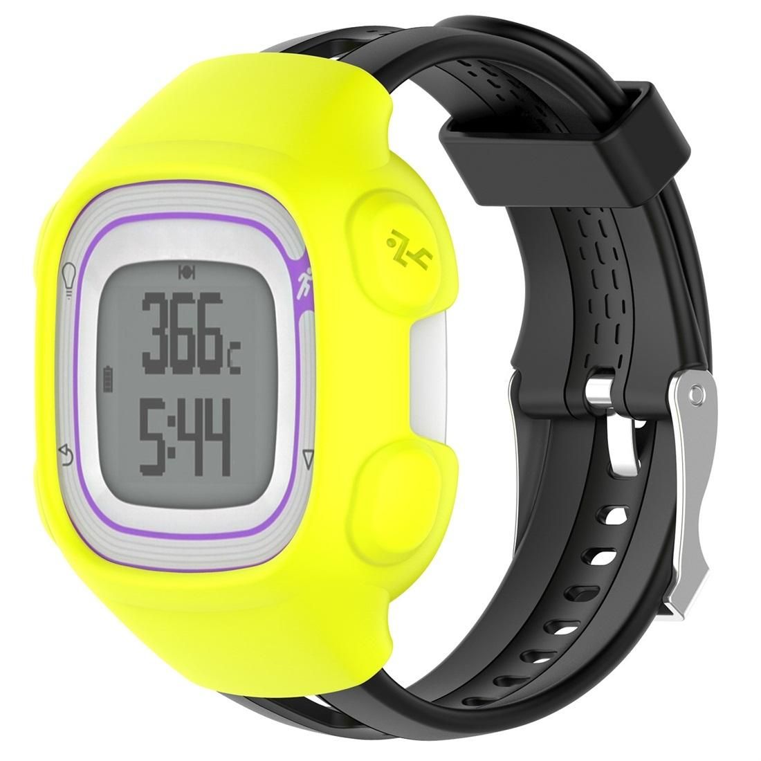 Smart Watch Silicone Protective Case for Garmin Forerunner 10 / 15 (Yellow)