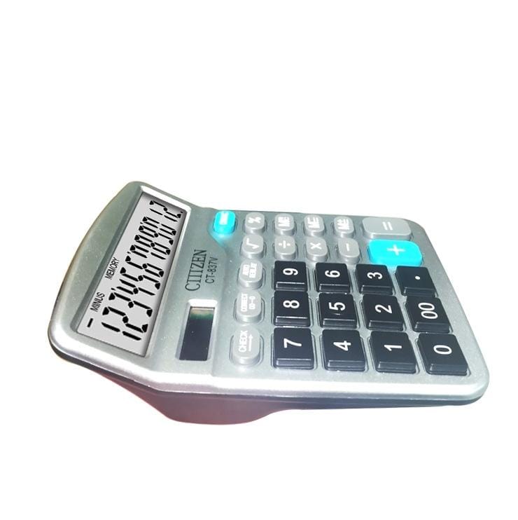 GTTTZEN Calculator CT837V 12-bit Solar Office Finance Dedicated Calculator