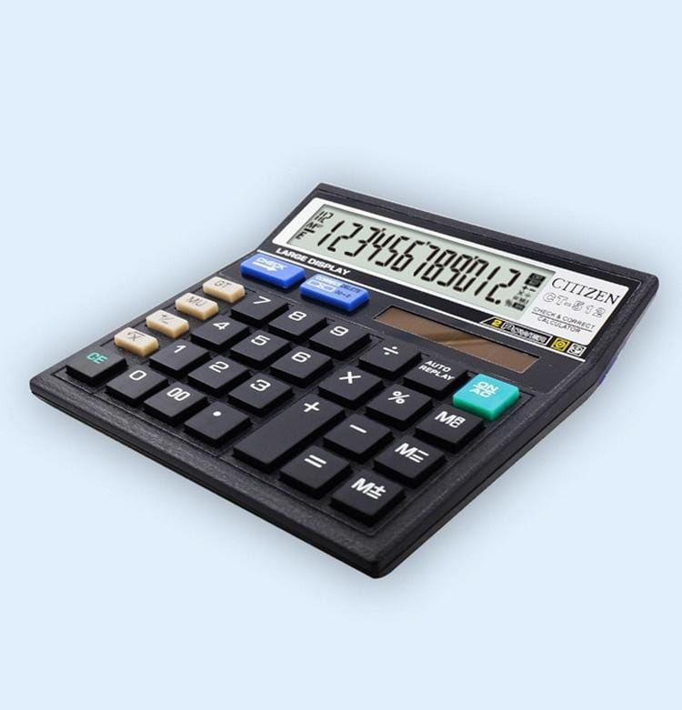 GTTTZEN CT512 Economical Solar Decoration Office Supplies Desktop Calculator