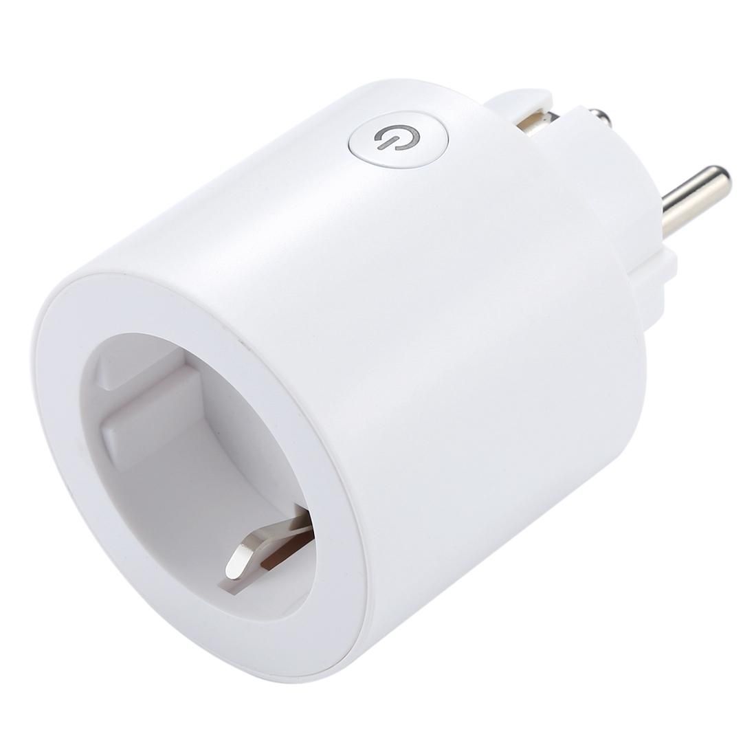 JH-G01E 16A 2.4GHz WiFi Control Smart Home Power Socket Works with Alexa  & Google Home, Support LED Indicator, AC 100-240V, EU Plug (White)