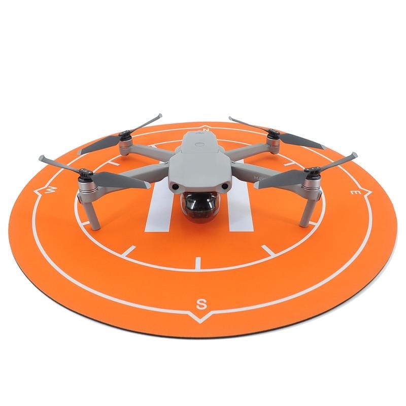 For DJI Mavic Mini / Air 2 STARTRC RC Drone Quadcopter Portable Parking Apron Fast-fold Landing Parking Pad, Diameter: 50cm (Orange)