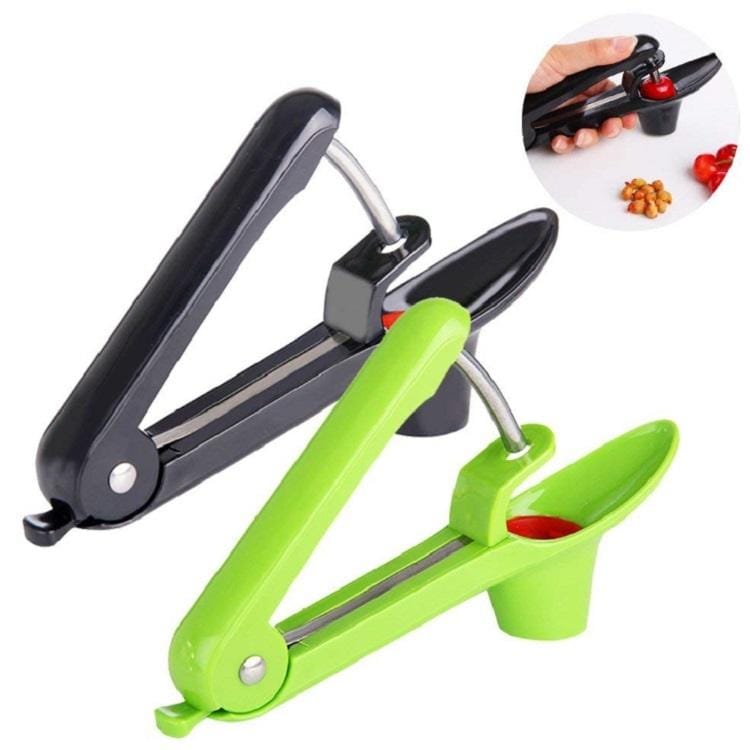 Red Date Cherries Stainless Steel Corer Remover, Random Color Delivery
