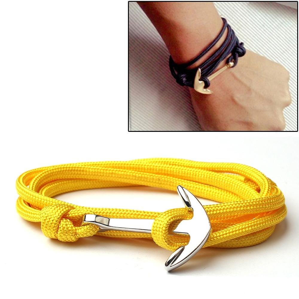 Alloy Anchor Charm Multilayer Leather Friendship Bracelets (Style12)