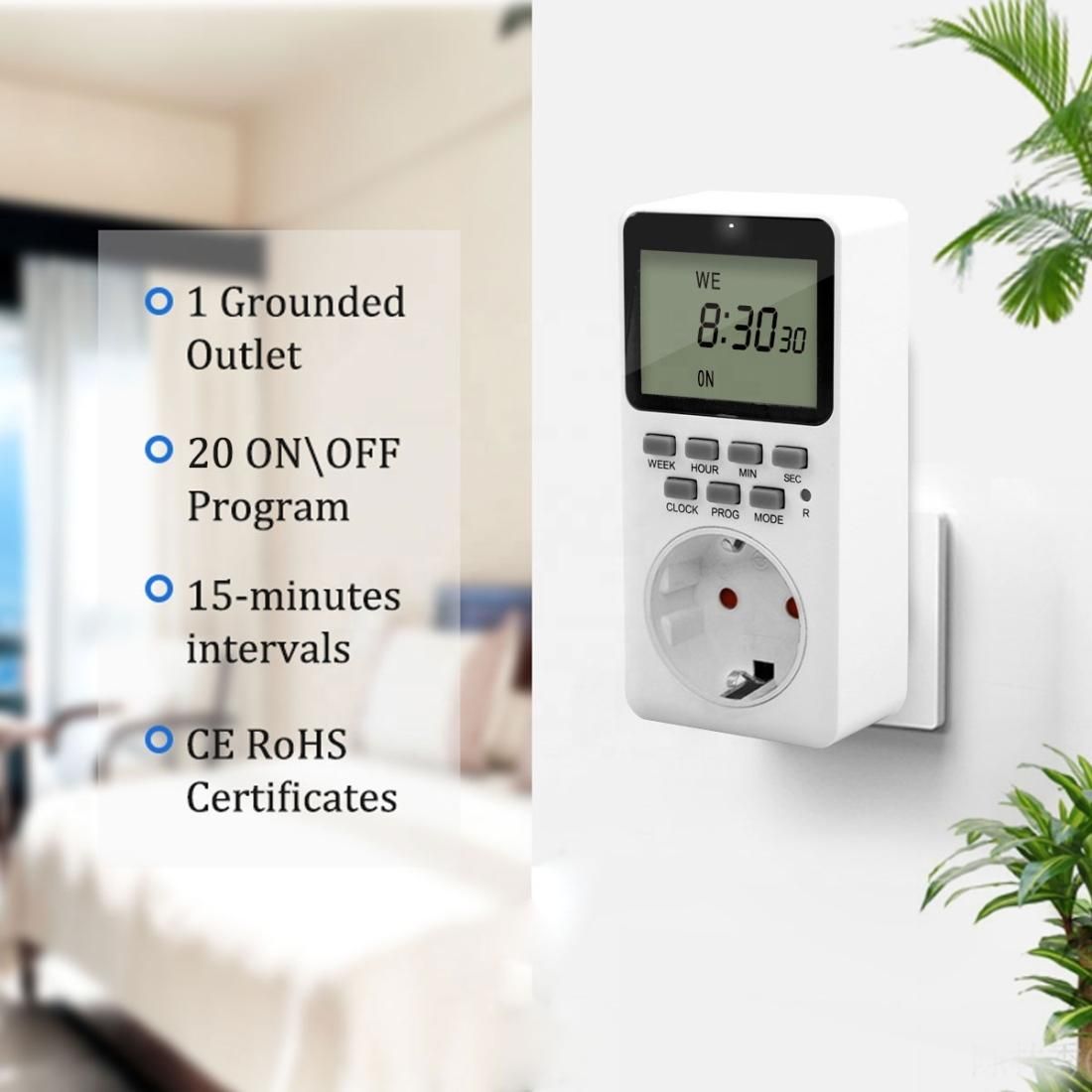 Charging Smart Switch Timing Socket (UK Plug -240V 50Hz 13A)