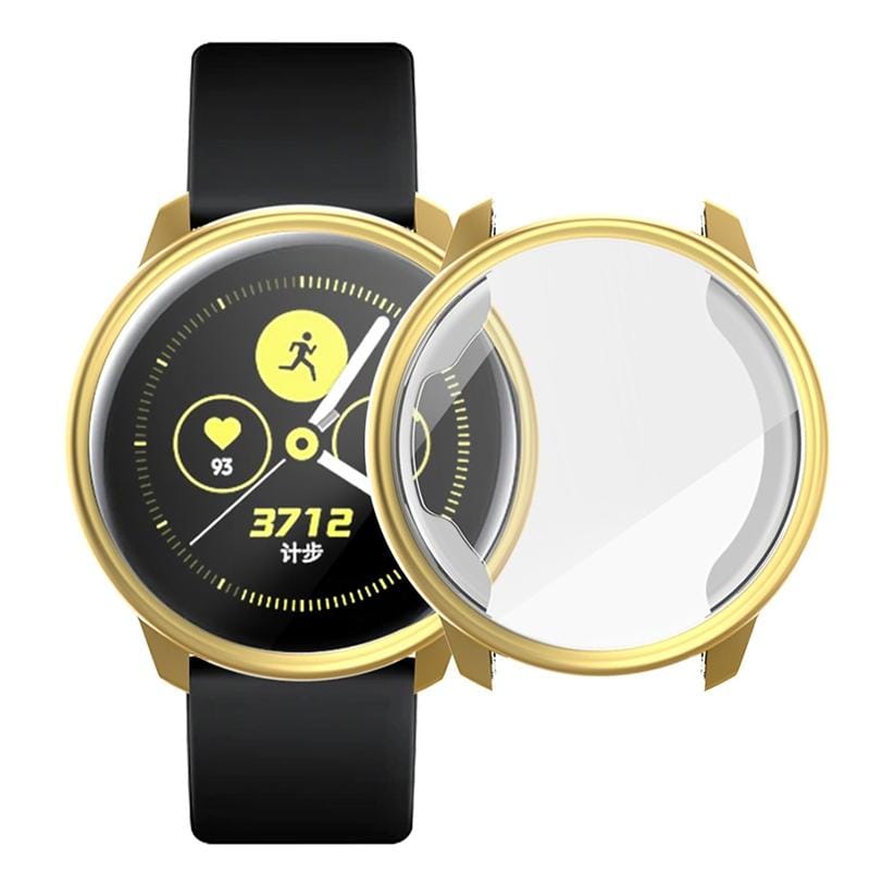 For Samsung Active Watch Full Coverage TPU Protective Case (Gold)