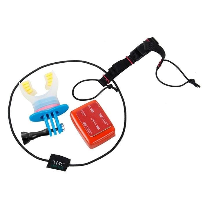 TMC HR261 Surfing Shoot Mouth Mount for GoPro NEW HERO /HERO7 /6 /5 /4 /3+ /3 /2 /1, Fit Surfing and Diving Sports (Style2)