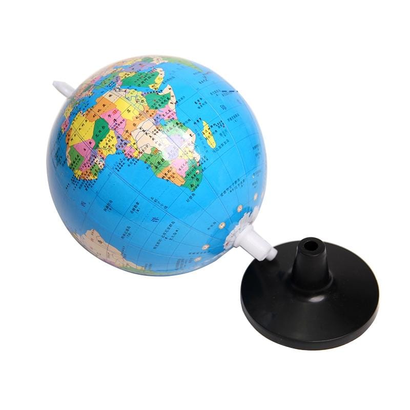 Globe World Earth Map Plastic Ball Geography Education Toys Frame Home Decoration Kids Gifts