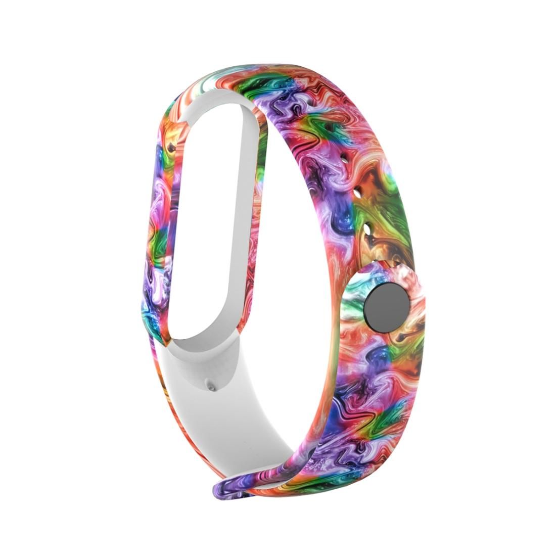 For Xiaomi Mi Band 5 TPU Replacement Strap Watchband (Gorgeous Starry Sky)