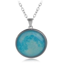 Multielement Alloy Noctilucent Starlight Gemstone Pendant Necklace (A2052-6)